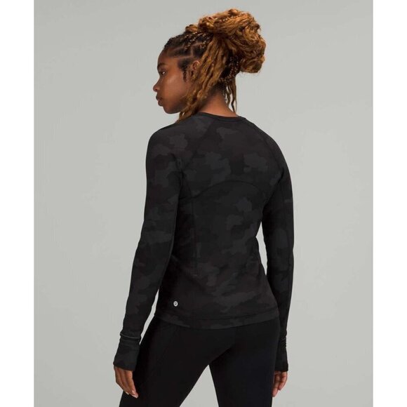 Lululemon Heritage 365 Camo Multi Its Rulu Run Long Sleeve Shirt Womens Size 10 - Picture 2 of 7